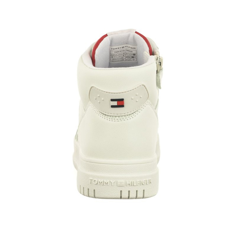 Tommy Hilfiger High Top Lace-Up Sneaker T3X9-33122-1355 530 Off White (TH842-a) sports Shoes