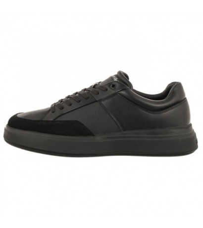 Calvin Klein Low Top Lace Up Lth Triple Black HM0HM01047 0GJ (CK313-a) sports shoes