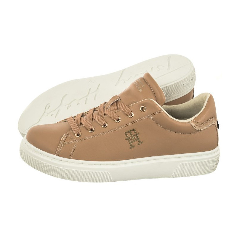 Tommy Hilfiger Monogram Low Cut Lace-Up Sneaker T3A9-32964-1355 524 Camel (TH845-b) sports Shoes