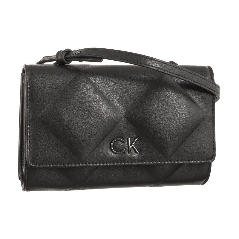 Calvin Klein Re-Lock Quilt Mini Bag Black K60K611086 BAX (CK334-a) handbag