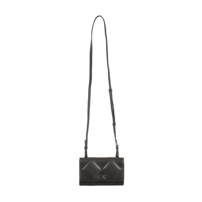 Calvin Klein Re-Lock Quilt Mini Bag Black K60K611086 BAX (CK334-a) handbag