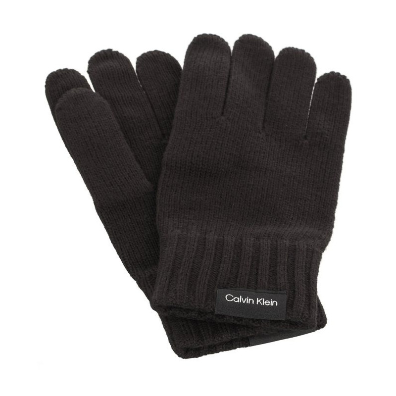 Calvin Klein Classic Cotton Rib Gloves Black K50K511011 BAX (CK350-a) accessory