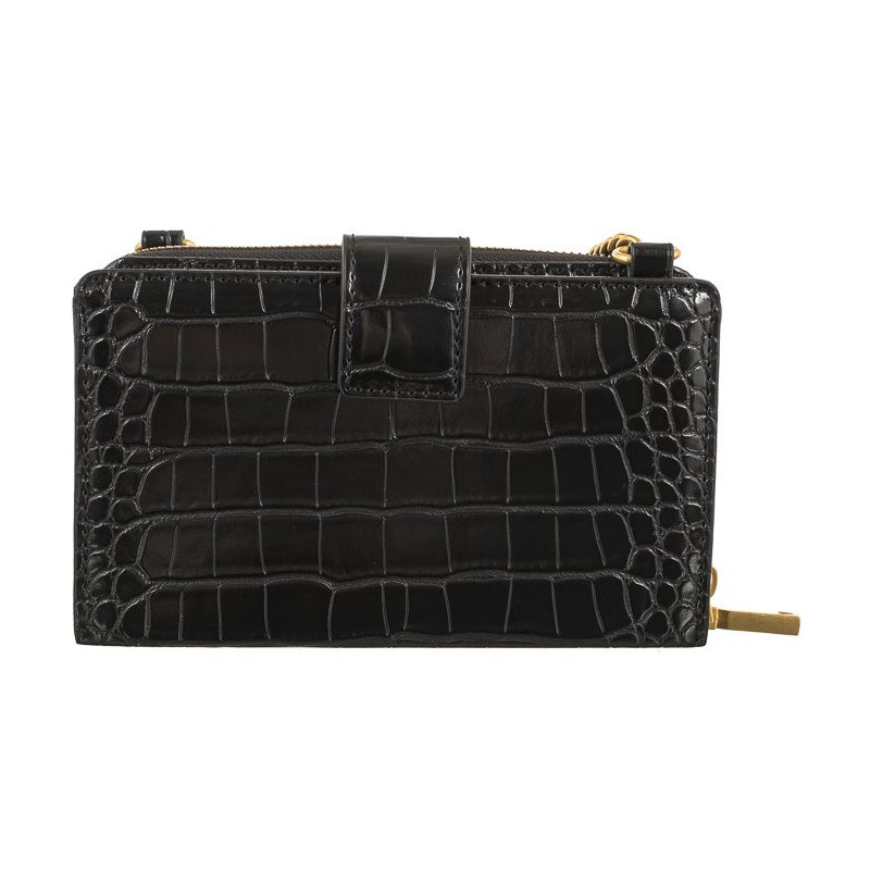 Guess James Croc Girlfriend Satchel - Black - One Size