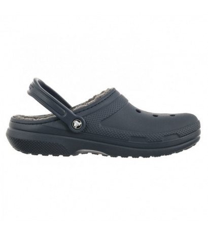 Crocs Classic Lined Clog Navy/Charcoal 203591-459 (CR263-b) slippers