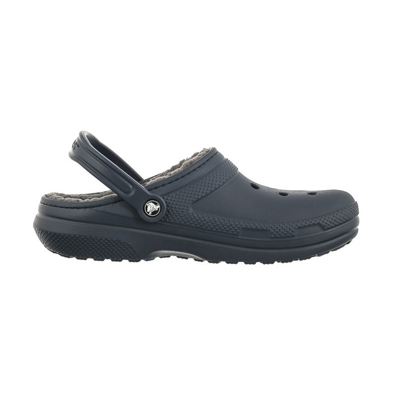 Crocs Classic Lined Clog Navy/Charcoal 203591-459 (CR263-b) slippers