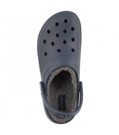 Crocs Classic Lined Clog Navy/Charcoal 203591-459 (CR263-b) slippers