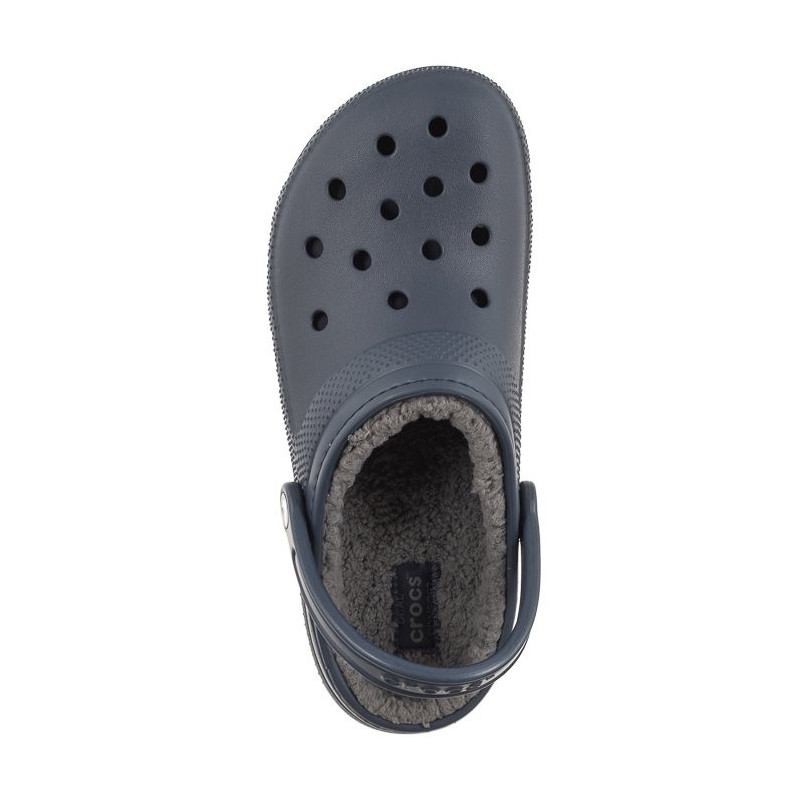 Crocs Classic Lined Clog Navy/Charcoal 203591-459 (CR263-b) slippers