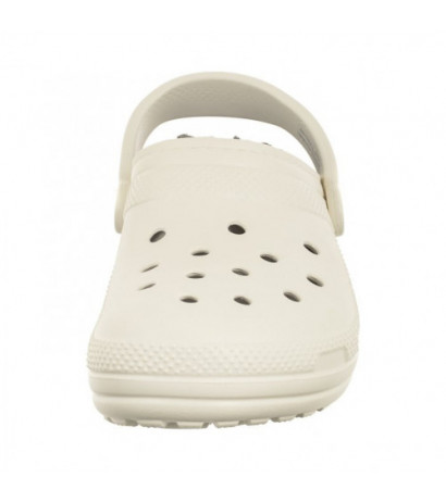 Crocs Classic Lined Clog White/Grey 203591-10M (CR266-c) Women's Shoes/Flip Flops