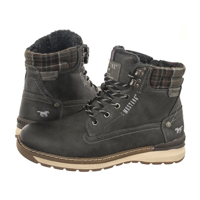 Mustang Ciemnoszare 4141-602-20 (MU518-b) boots