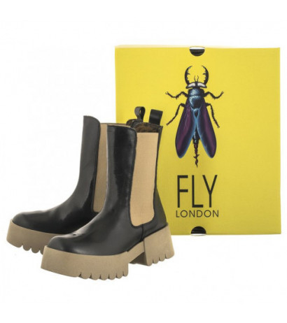 FLY London Erel Rug Black P145007001 (FL390-a) shoes