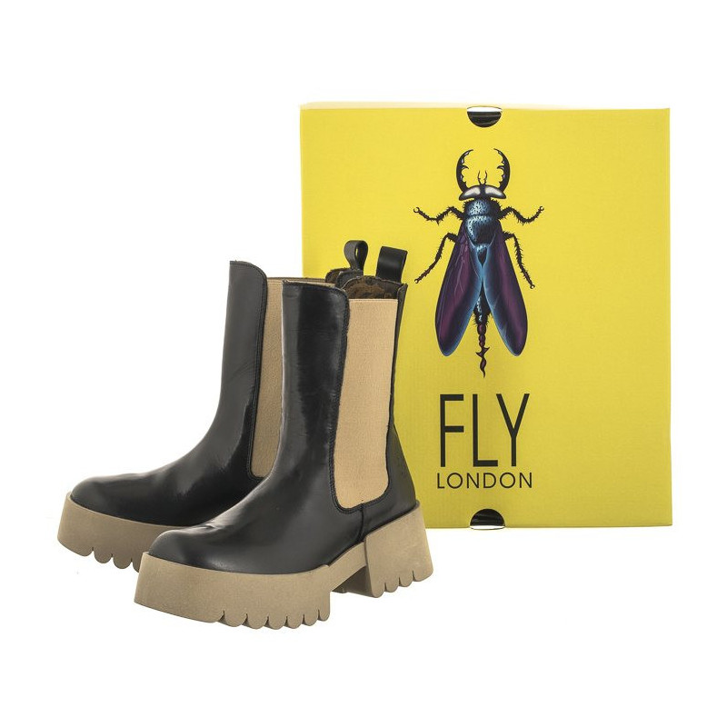 FLY London Erel Rug Black P145007001 (FL390-a) shoes