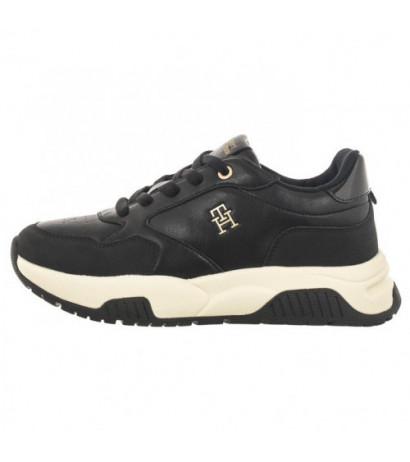 Tommy Hilfiger Low Cut Lace-Up Sneaker T3A9-33003-1269 999 Black  (TH867-a) sports Shoes