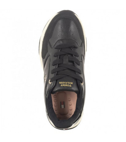 Tommy Hilfiger Low Cut Lace-Up Sneaker T3A9-33003-1269 999 Black  (TH867-a) sports Shoes