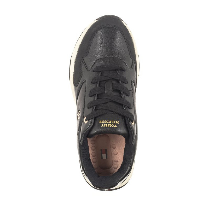 Tommy Hilfiger Low Cut Lace-Up Sneaker T3A9-33003-1269 999 Black  (TH867-a) sports Shoes