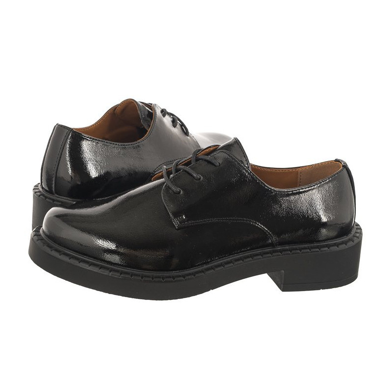 Sergio Leone Czarne Lakierowane BT 194 (SL490-a) shoes