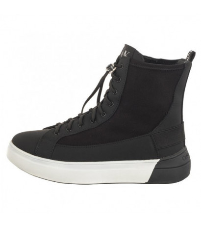 Calvin Klein High Top Lace-up Sneaker V3X9-80733-1464 999 Black (CK354-a) shoes