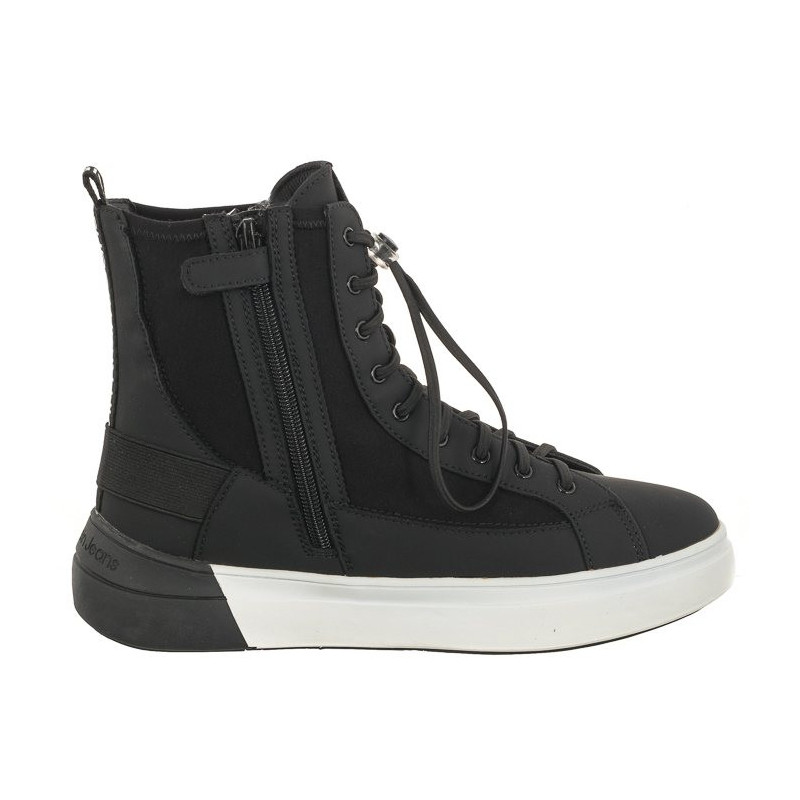 Calvin Klein High Top Lace-up Sneaker V3X9-80733-1464 999 Black (CK354-a) shoes