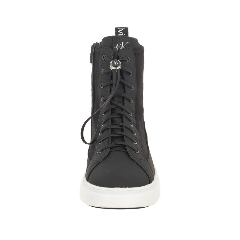 Calvin Klein High Top Lace-up Sneaker V3X9-80733-1464 999 Black (CK354-a) shoes