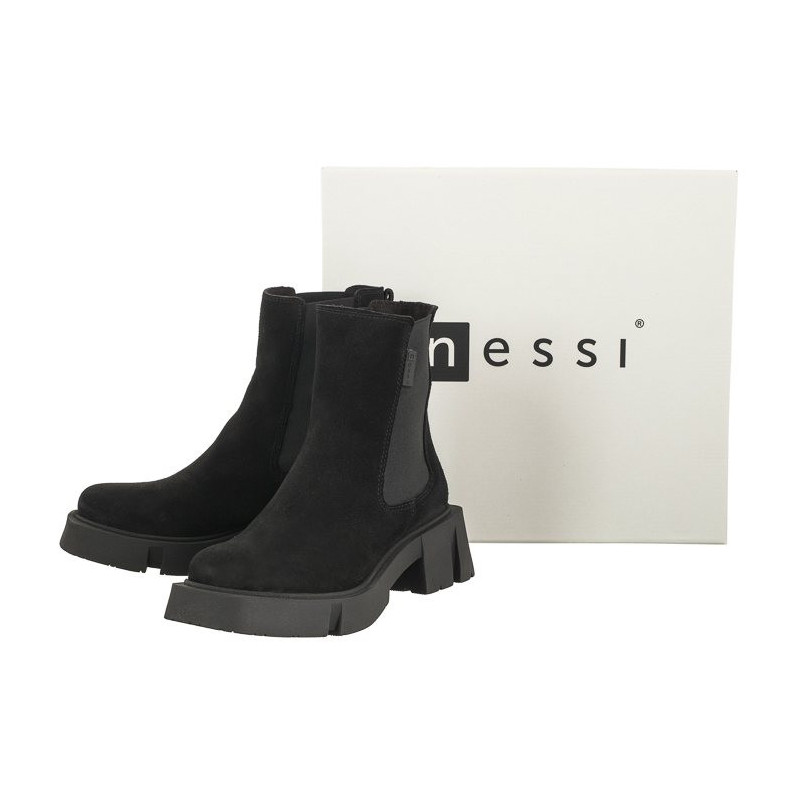 Nessi Czarne 23541 (NE339-a) shoes