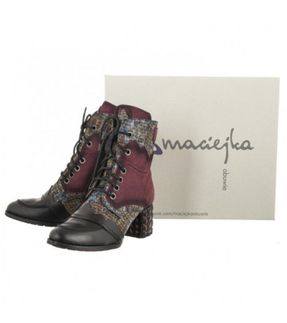 Maciejka Bordowe 06160-23/00-7  (MA1128-b) shoes