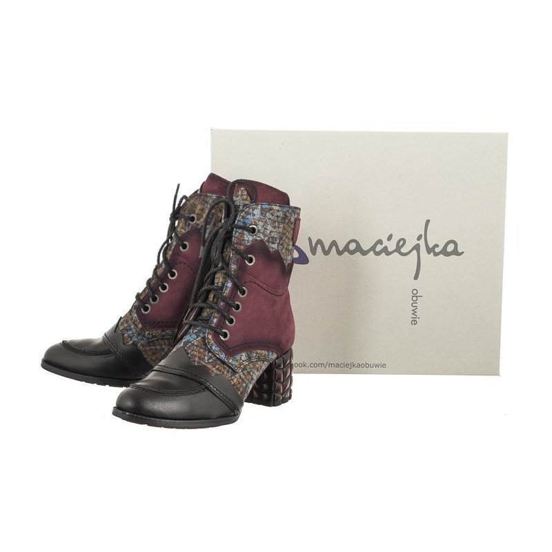 Maciejka Bordowe 06160-23/00-7  (MA1128-b) shoes