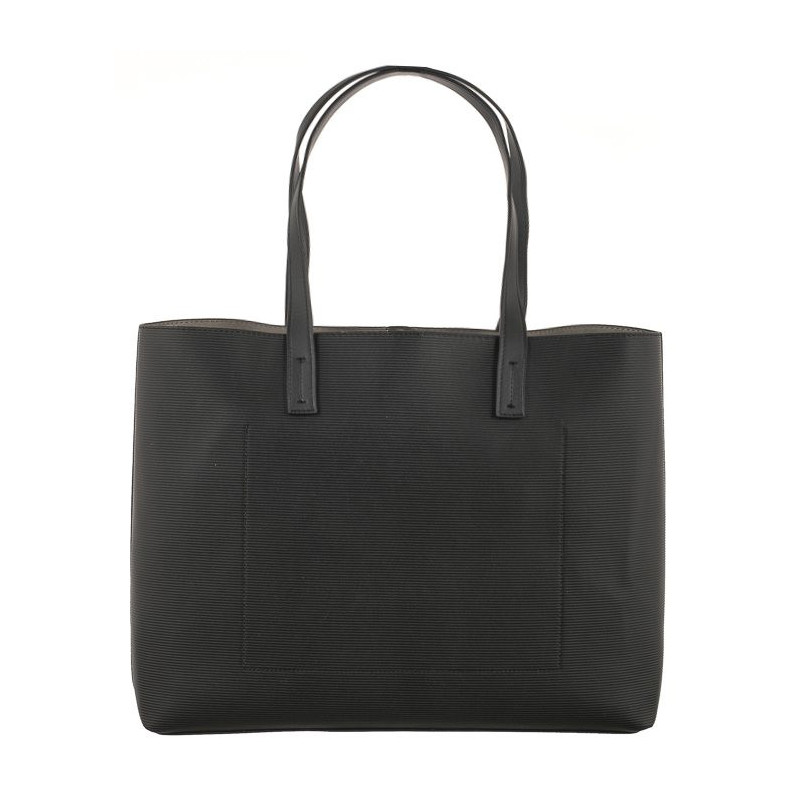 Calvin Klein Minimal Monogram Slim Tote34 Black K60K611213 BDS (CK361-a) handbag