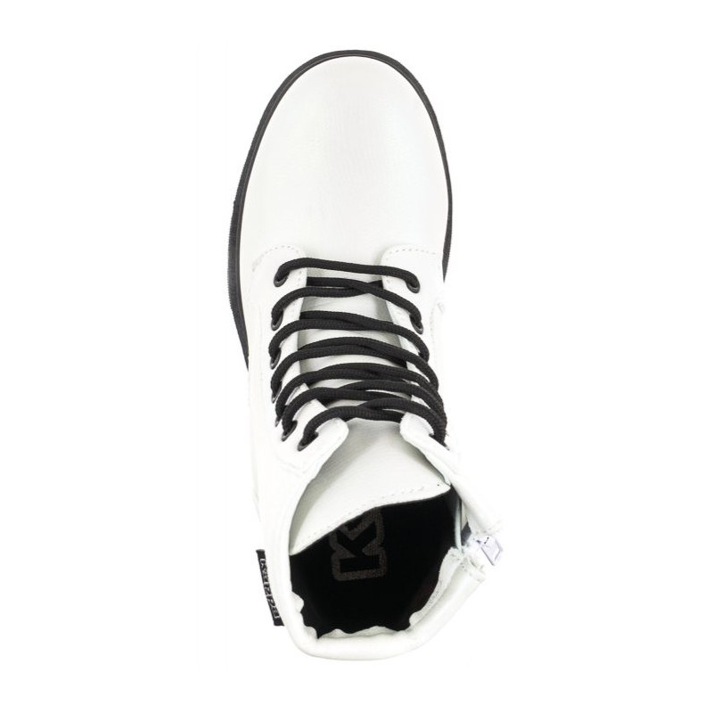 Kappa Deenish Shine 242953/1011 White/Black (KA214-b) shoes