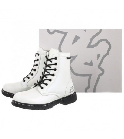 Kappa Deenish Shine 242953/1011 White/Black (KA214-b) shoes