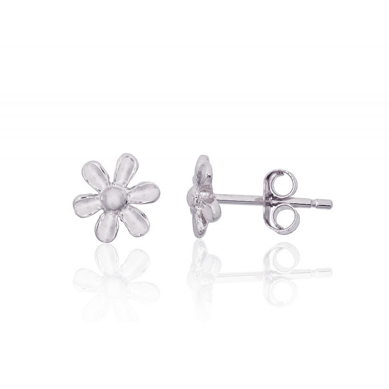 Silver stud earrings 2203833(PRh-Gr), Silver 925°, Rhodium (Plating)