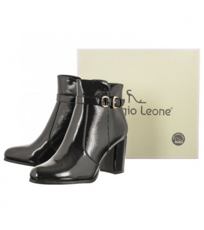 Sergio Leone Czarne BT 324 (SL493-a) shoes