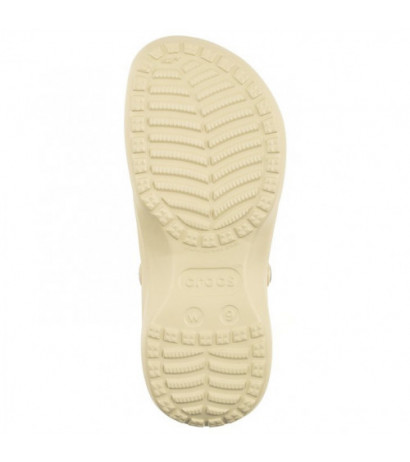 Crocs Classic Platform Lined Bone 207938-2Y2 (CR302-b) Women's Shoes/Flip Flops