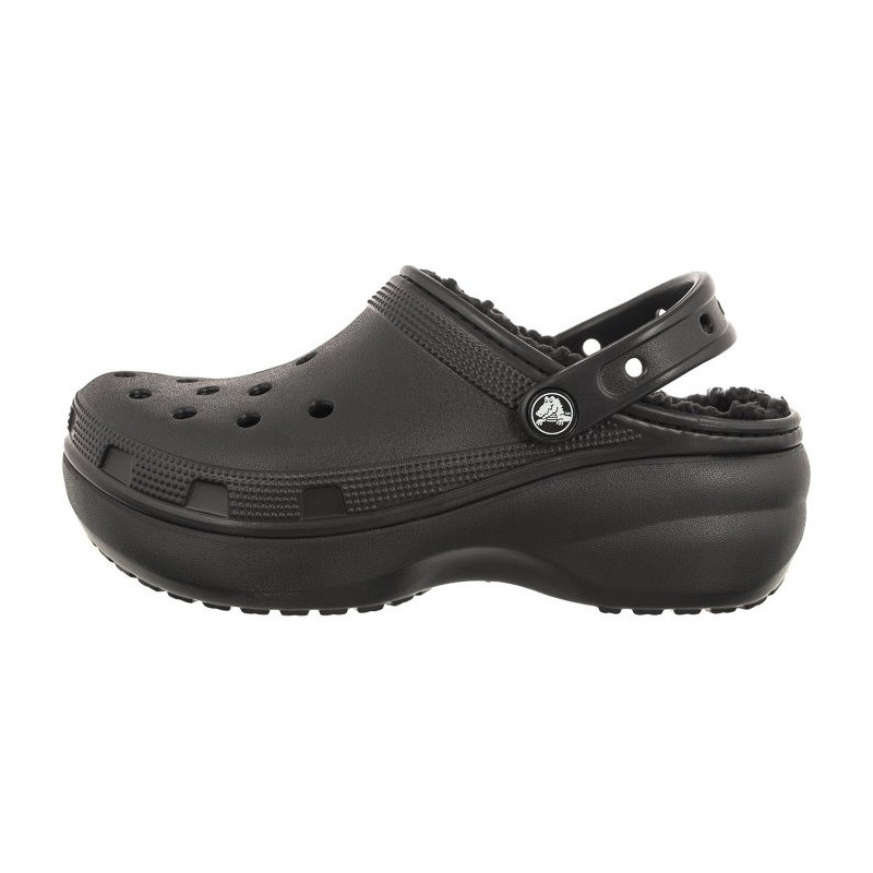 Crocs Classic Platform Lined Black 207938-001 (CR302-a) Women's Shoes/Flip Flops