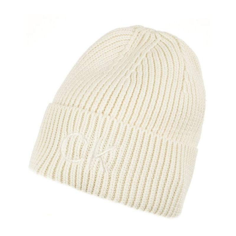 Calvin Klein Re-Lock Beanie W/Emb Marshmallow K60K608660 Yal (CK7-c) cap