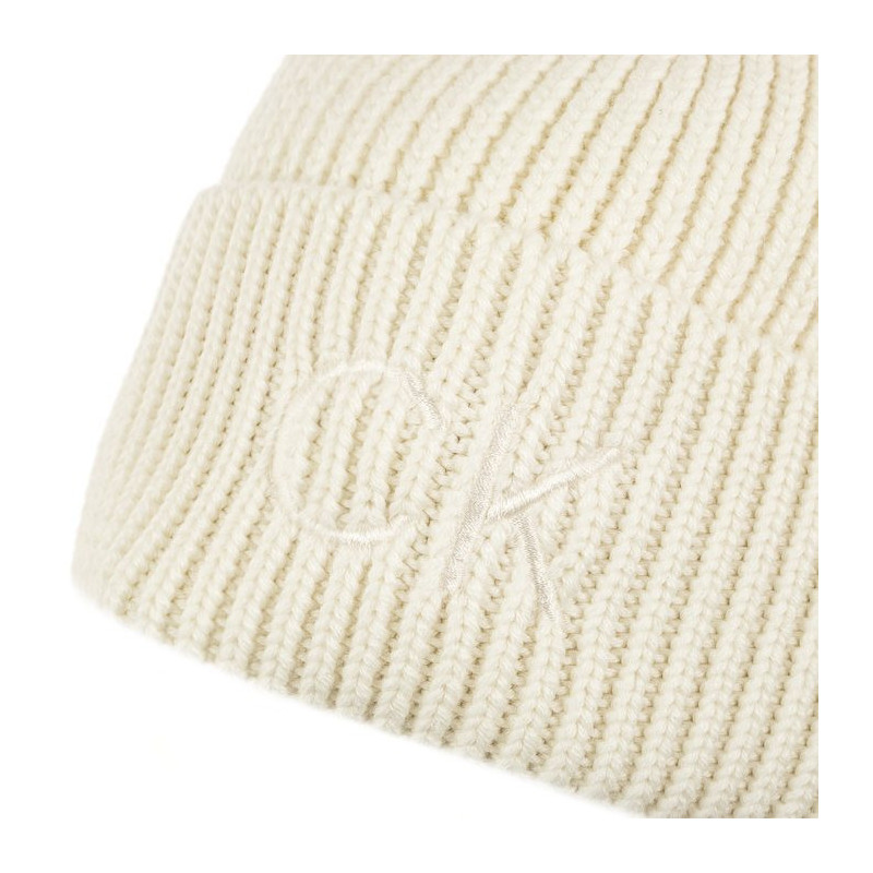 Calvin Klein Re-Lock Beanie W/Emb Marshmallow K60K608660 Yal (CK7-c) cap