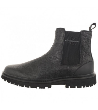 Calvin Klein Eva Mid Chelsea Boot Lth Triple Black YM0YM00750 0GT (CK381-a) shoes