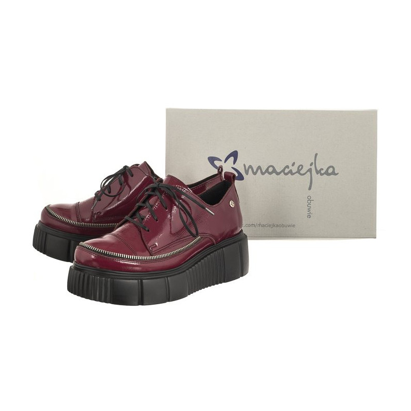 Maciejka Bordowe 05740-23/00-1 (MA1137-a) shoes