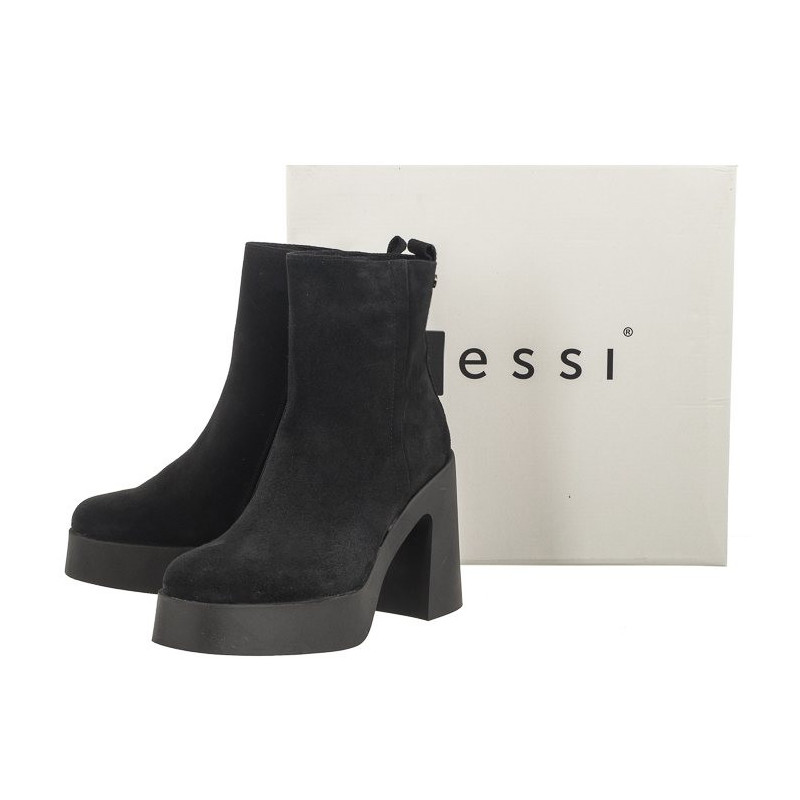 Nessi Czarne 23518 (NE347-a) shoes