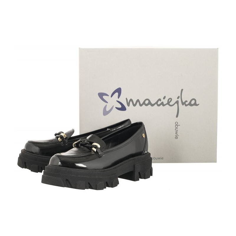 Maciejka Czarne 2850J-01/00-1 (MA793-f) shoes