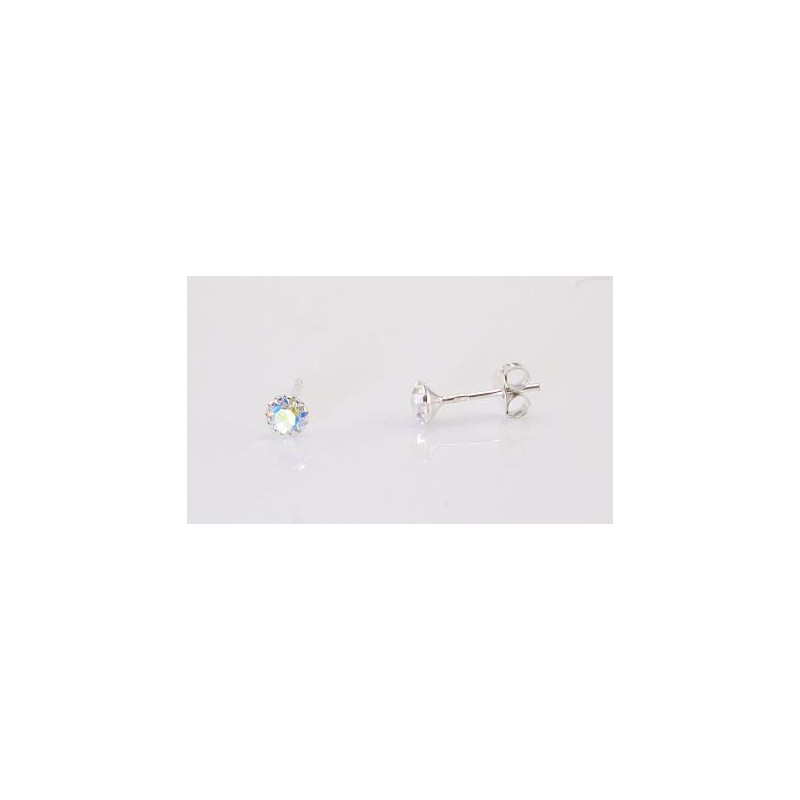 Silver stud earrings 2202664_CZ-MIXW, Silver 925°, Zirkons