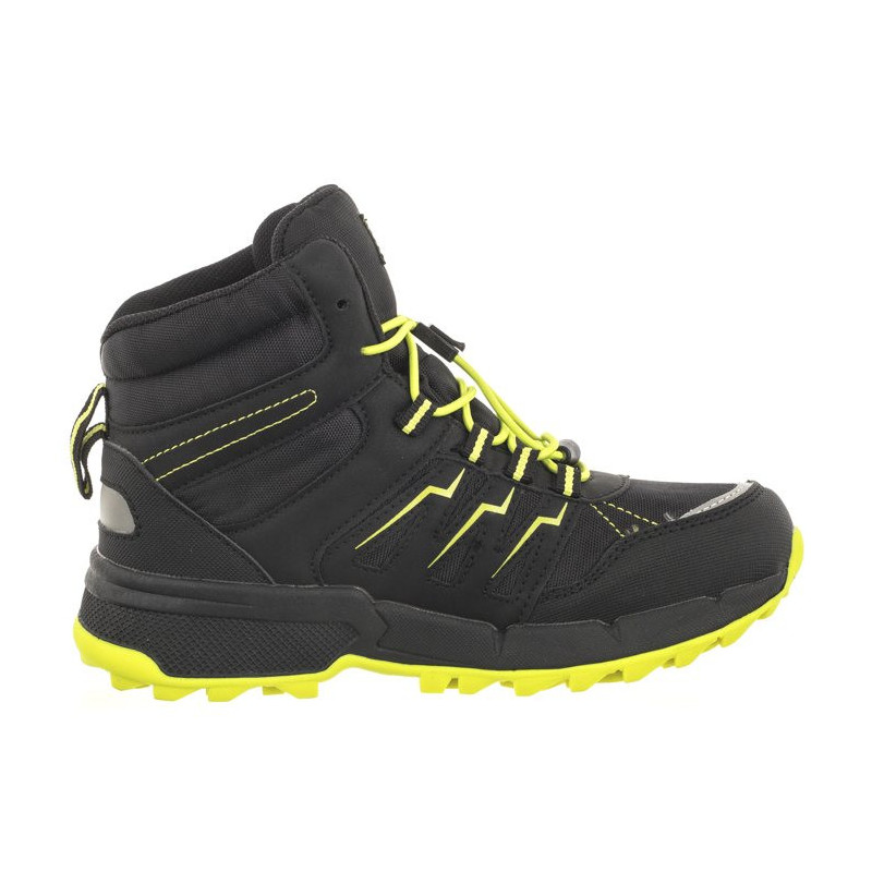 Kappa Boxfrod Mid Tex K 261065K/1133 Black/Lime (KA243-a) ankle boots