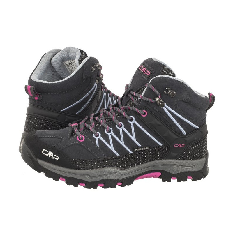 CMP Kids Rigel Mid Trekking Shoe Wp 3Q12944J 66UM Titanio-Skyway (CM8-d) shoes