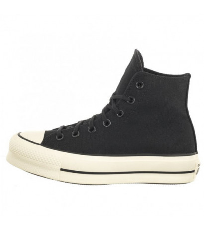 Converse CTAS Lift Hi Black/Black/Egret A05142C (CO643-a) shoes