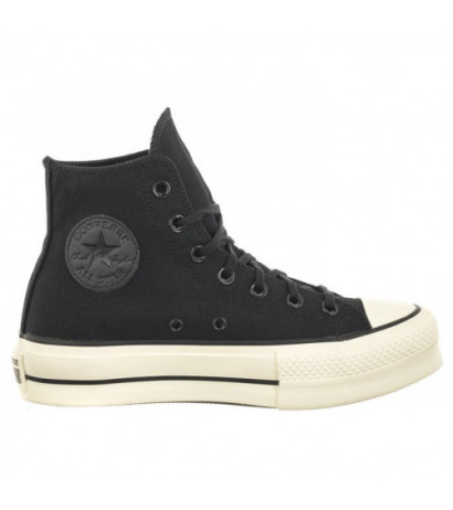 Converse CTAS Lift Hi Black/Black/Egret A05142C (CO643-a) shoes