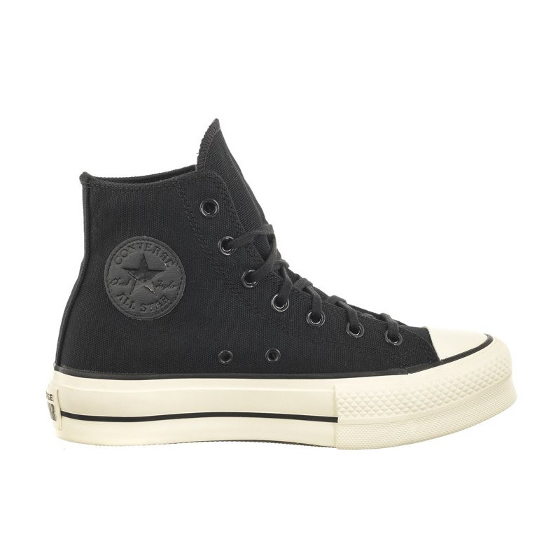 Converse CTAS Lift Hi Black/Black/Egret A05142C (CO643-a) shoes