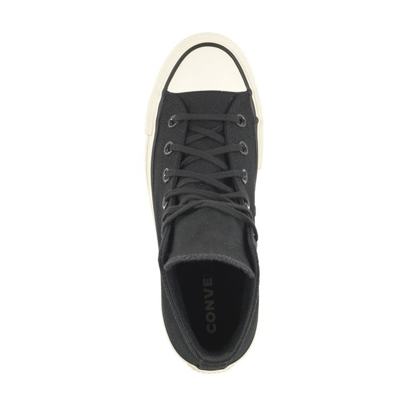 Converse CTAS Lift Hi Black/Black/Egret A05142C (CO643-a) shoes