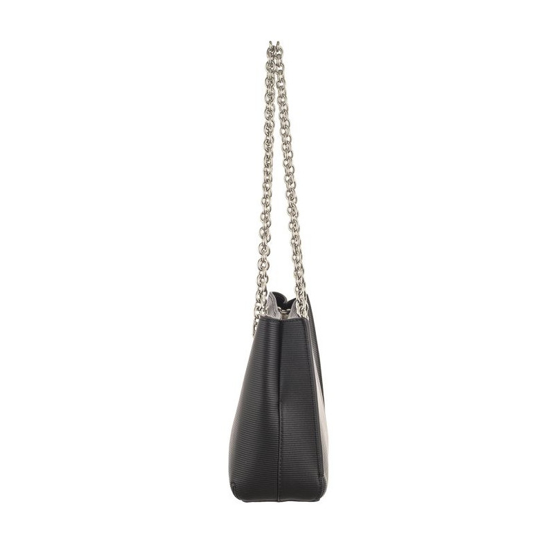 Calvin Klein Sculpted Shoulder Bag24 Chain Black K60K611185 BDS (CK391-a) handbag