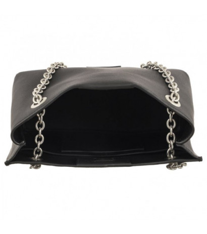 Calvin Klein Sculpted Shoulder Bag24 Chain Black K60K611185 BDS (CK391-a) handbag