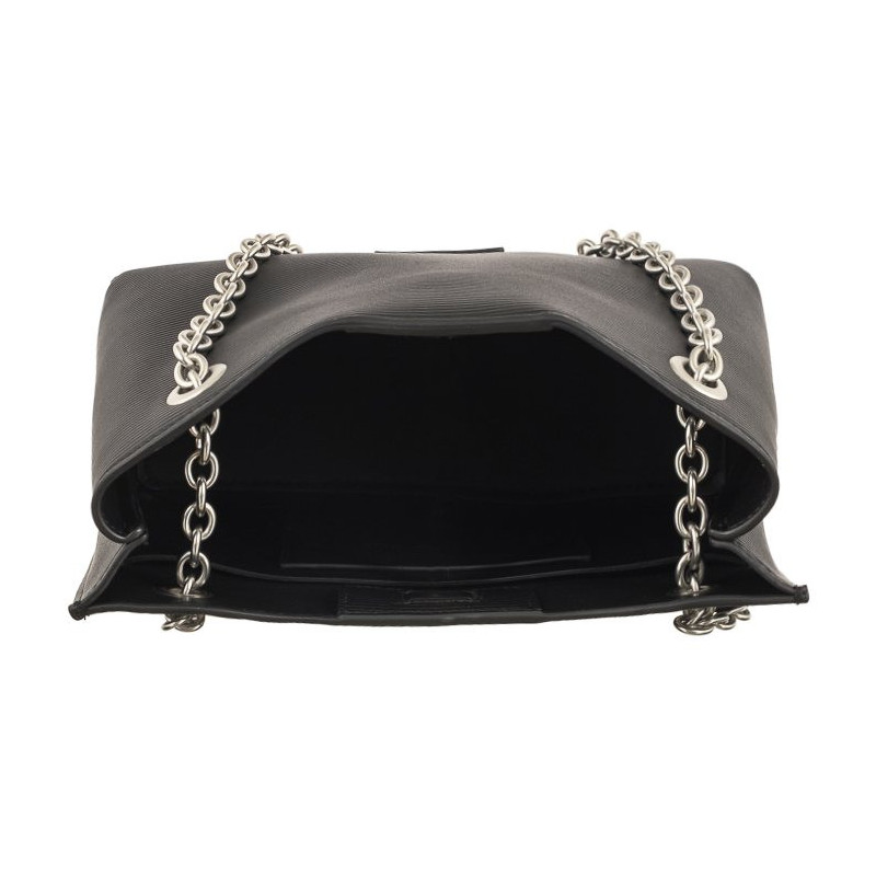 Calvin Klein Sculpted Shoulder Bag24 Chain Black K60K611185 BDS (CK391-a) handbag