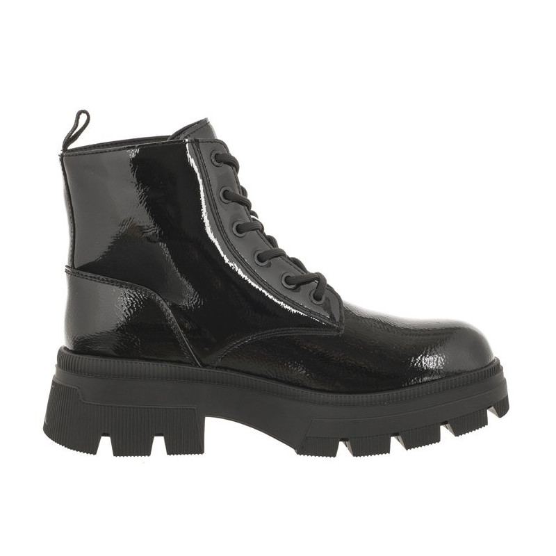 Calvin Klein Chunky Combat Laceup Boot Wn Triple Black YW0YW01265 0GT (CK397-a) shoes