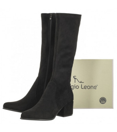 Sergio Leone Czarne KZ 212 (SL501-a) shoes